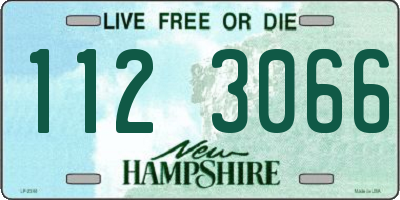 NH license plate 1123066