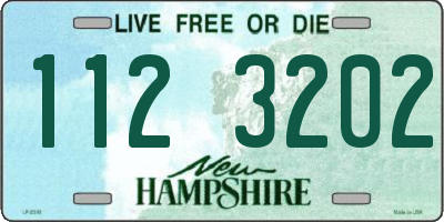 NH license plate 1123202