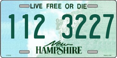 NH license plate 1123227