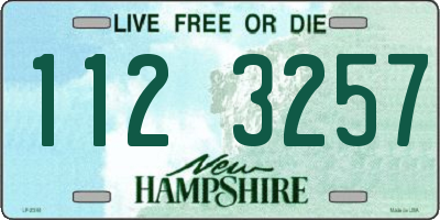 NH license plate 1123257