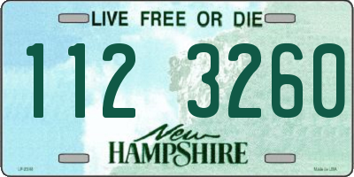NH license plate 1123260