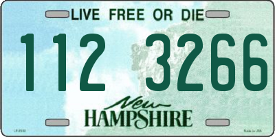NH license plate 1123266