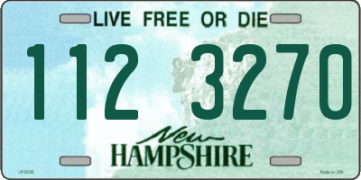 NH license plate 1123270