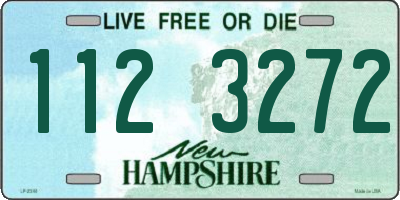 NH license plate 1123272