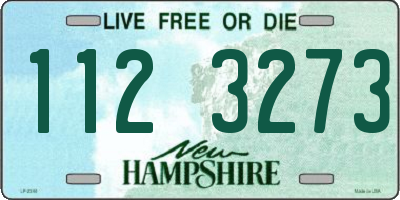 NH license plate 1123273