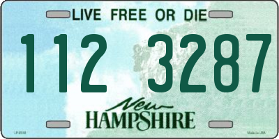 NH license plate 1123287