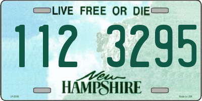 NH license plate 1123295