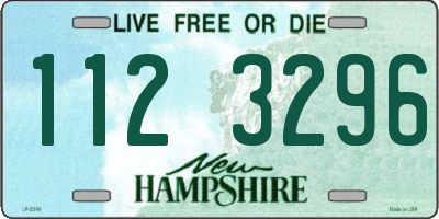 NH license plate 1123296