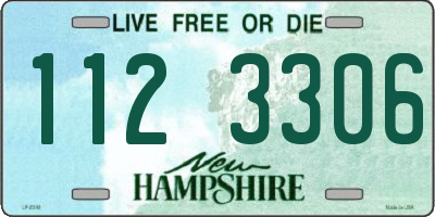 NH license plate 1123306