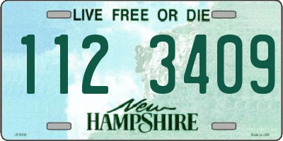NH license plate 1123409