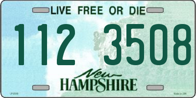 NH license plate 1123508