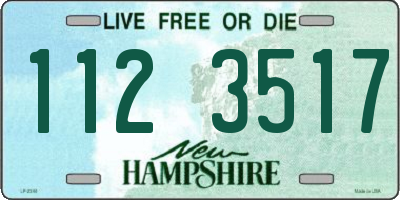 NH license plate 1123517