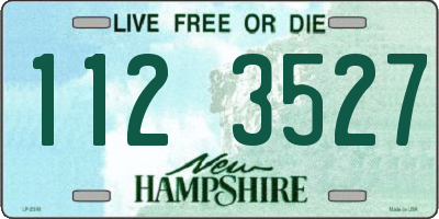 NH license plate 1123527