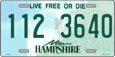 NH license plate 1123640