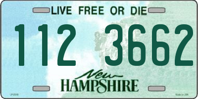 NH license plate 1123662