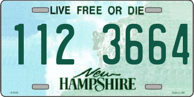 NH license plate 1123664