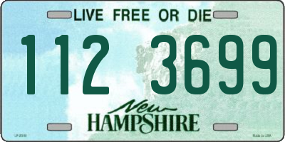 NH license plate 1123699