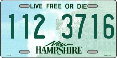 NH license plate 1123716
