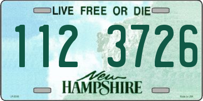 NH license plate 1123726