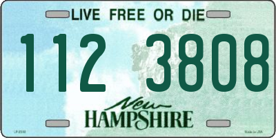 NH license plate 1123808