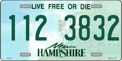 NH license plate 1123832