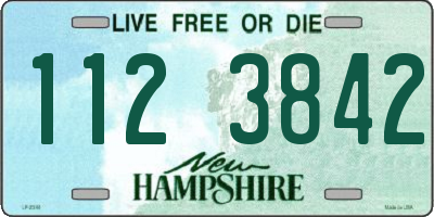 NH license plate 1123842