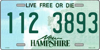 NH license plate 1123893