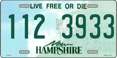 NH license plate 1123933