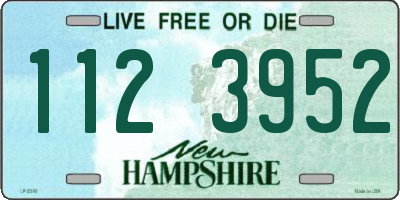 NH license plate 1123952