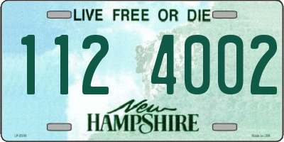 NH license plate 1124002