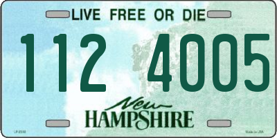 NH license plate 1124005