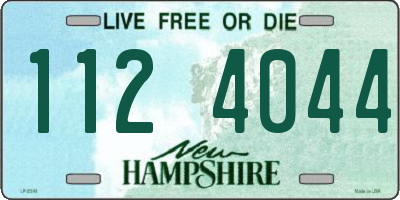 NH license plate 1124044