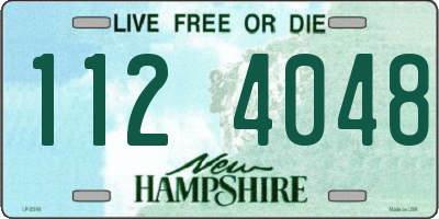 NH license plate 1124048