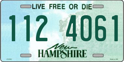 NH license plate 1124061