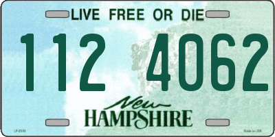 NH license plate 1124062