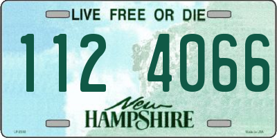 NH license plate 1124066