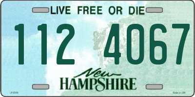NH license plate 1124067