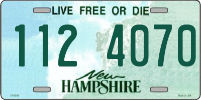 NH license plate 1124070
