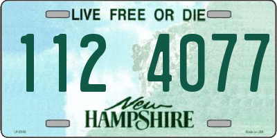 NH license plate 1124077