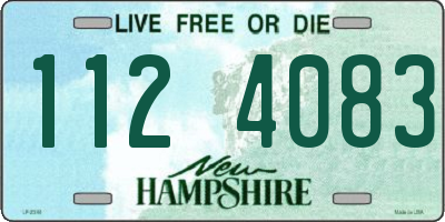 NH license plate 1124083