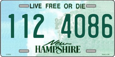NH license plate 1124086