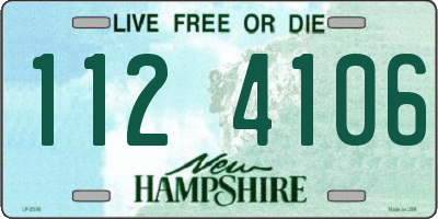 NH license plate 1124106