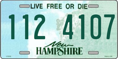 NH license plate 1124107