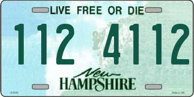 NH license plate 1124112