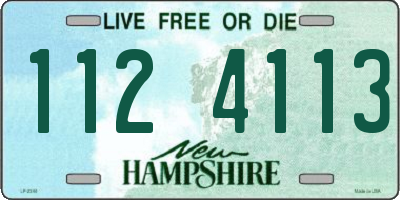 NH license plate 1124113