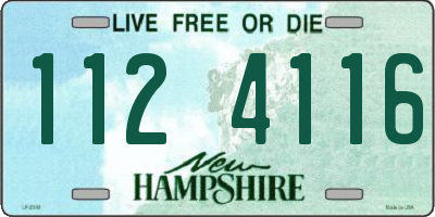 NH license plate 1124116