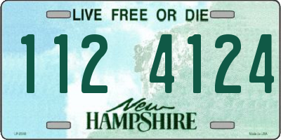 NH license plate 1124124