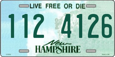 NH license plate 1124126
