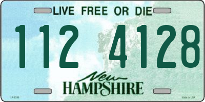 NH license plate 1124128