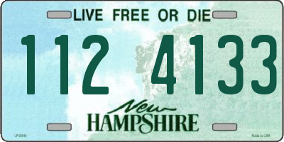 NH license plate 1124133